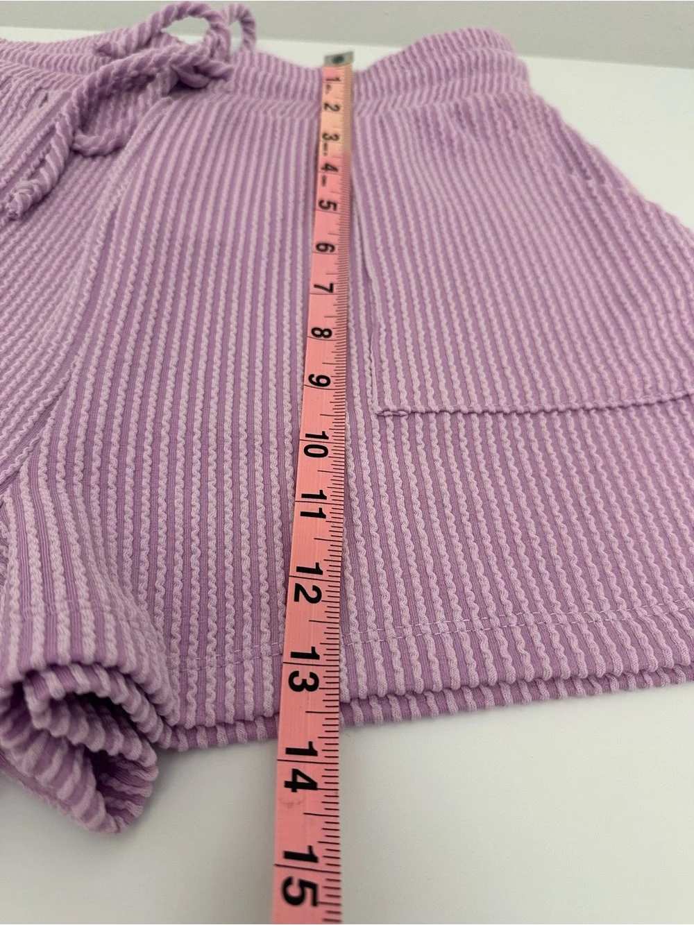 Women’s Bucket List Purple Textured Shorts Size M